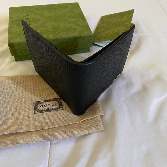 Gucci bi-fold wallet with Gucci logo - Picture 3 of 5